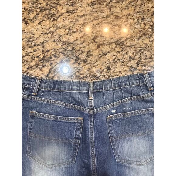 RL Ralph Women Sz 12 Lauren Polo Jeans Co Blue Denim Jean Midi Pencil Knee Skirt - Picture 9 of 9